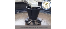 Station d'épuration -solution Speed-O-Clar  pour améliorer les performances des clarificateurs primaires ou secondaires