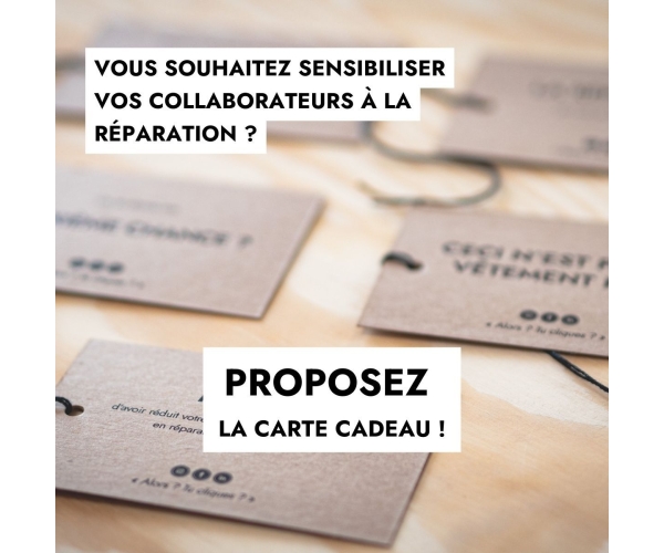  Carte cadeau Réparation