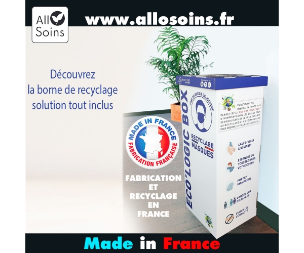  ECO'LOGIC BOX de recyclage des masques polypropylène