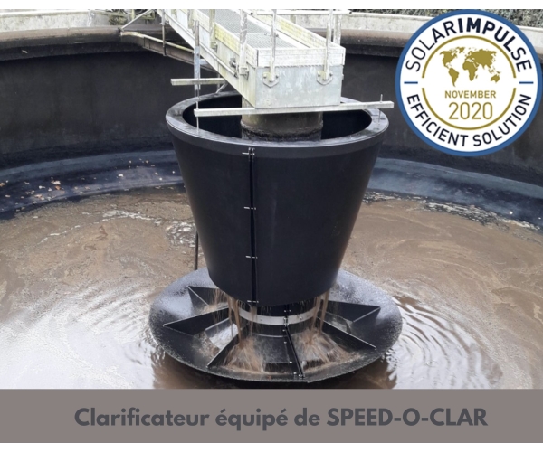  Station d'épuration -solution Speed-O-Clar  pour améliorer les performances des clarificateurs primaires ou secondaires